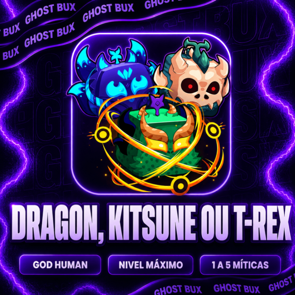 🦊🦖🐲 DRAGON, KITSUNE OU T-REX (GARANTIDA)