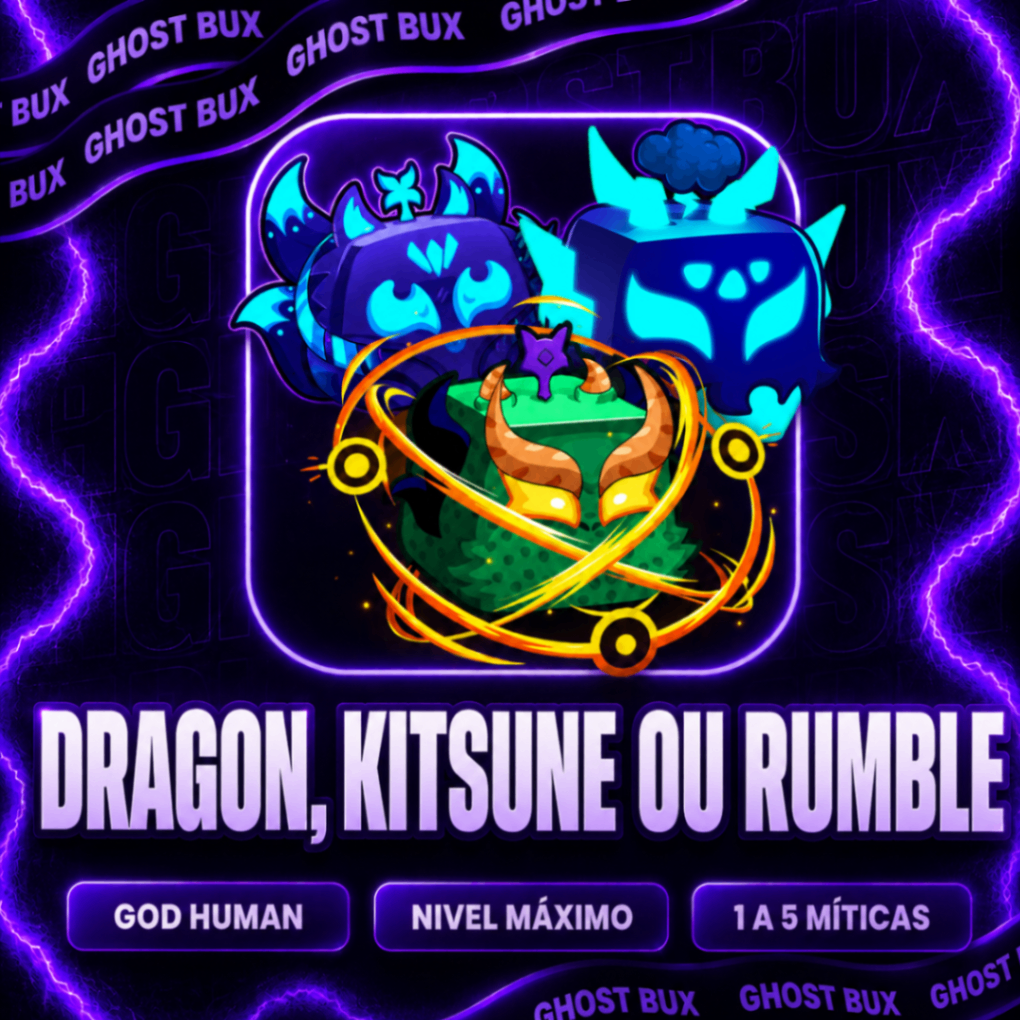 🦊⚡️🐲 DRAGON, KITSUNE OU RUMBLE (GARANTIDA)
